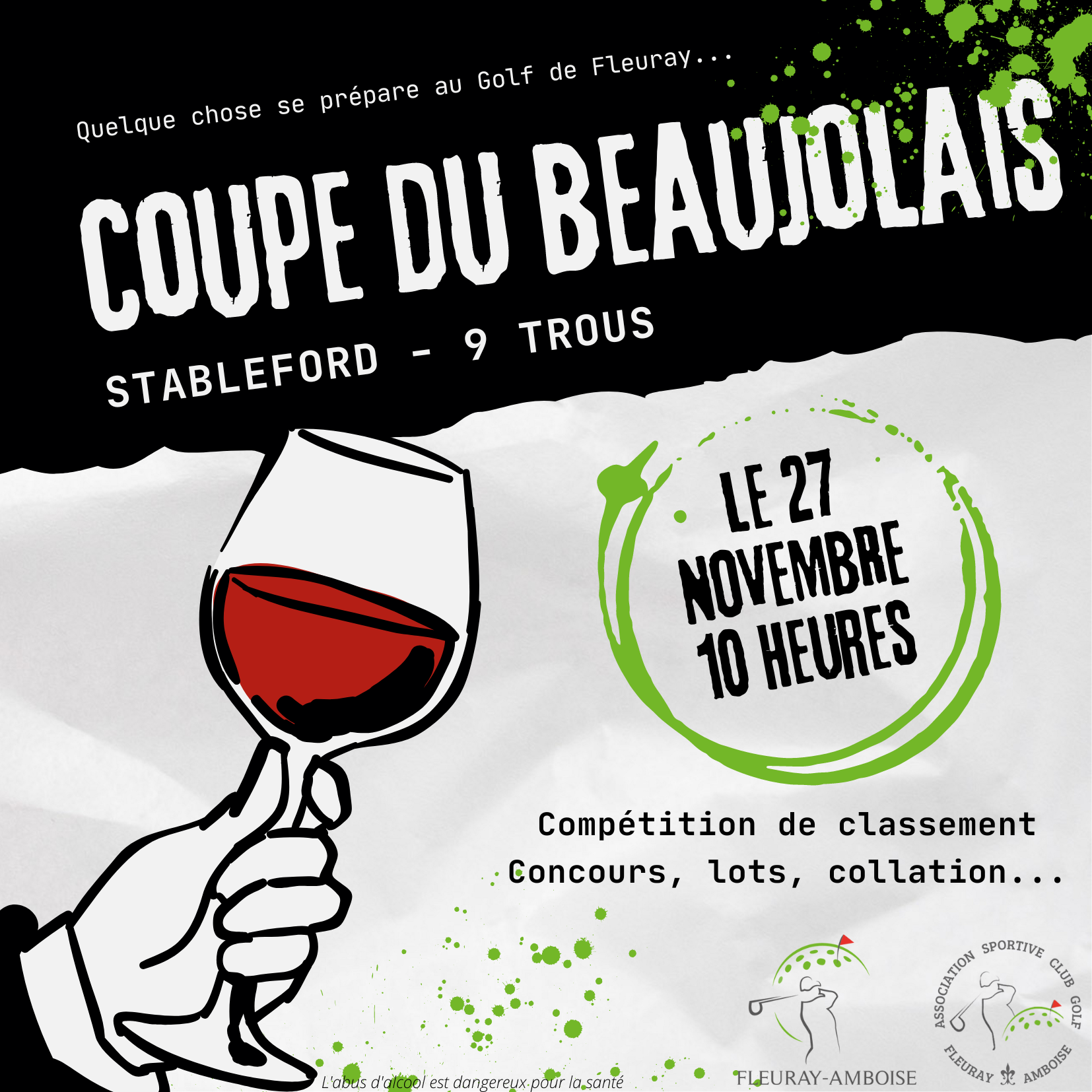 vignette article - Dimanche 27 Novembre – Coupe du Beaujolais– Golf de Fleuray-Amboise