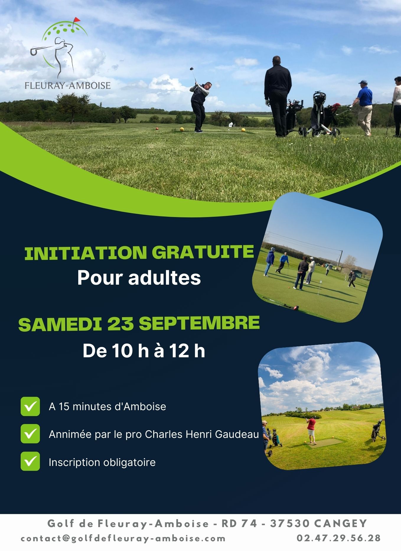 Venez decouvrir notre golf